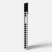 Coques Case-Mate iPhone Black/White Houndstooth Stylish Fashion Designer (Verso / Droite)