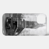 Coques Case-Mate iPhone Black White London Bus Big Ben (Verso (horizontal))