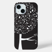 Coques Case-Mate iPhone Black White Music Notes musicales Chanson Sing Pop (Verso)