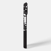 Coques Case-Mate iPhone Black White Music Notes musicales Chanson Sing Pop (Verso / Droite)