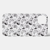 Coques Case-Mate iPhone Black & White Paisley Pattern –Elegant Textile Art (Verso (horizontal))