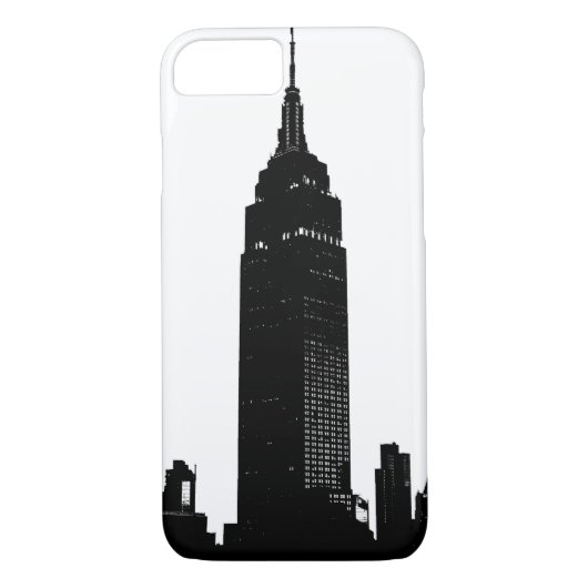 Coques Case-Mate iPhone Black & White Pop Art New York (Dos)