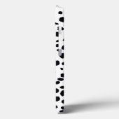 Coques Case-Mate iPhone Black White Spots Motif Gold Monogramme (Verso / Gauche)