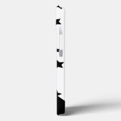 Coques Case-Mate iPhone Black & White Stars Patten Abtract Personnalisé (Verso / Gauche)