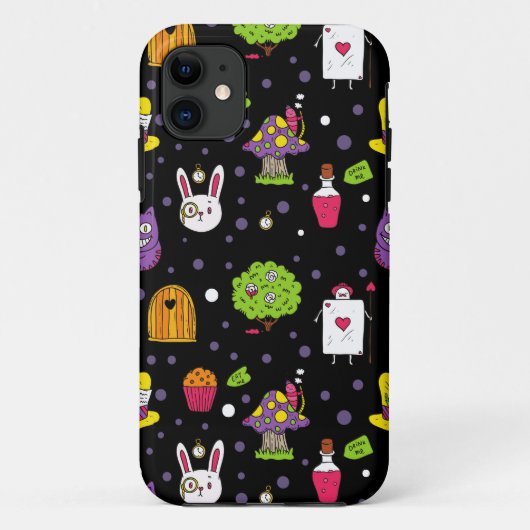 Coques Case-Mate iPhone Black Wonderland (Dos)