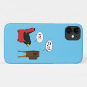 Coques Case-Mate iPhone Blackbird Dormir devant la bande dessinée de la té (Dos (Horizontal))