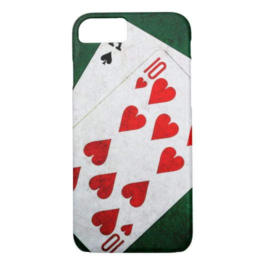 Coques Case-Mate iPhone Blackjack 21 point - As, Ten (Dos)