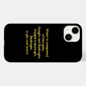 Coques Case-Mate iPhone Blague sur l'eau et le gin drôle (Verso (horizontal))