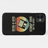 Coques Case-Mate iPhone Blagues drôles de papa pour hommes dans dad-a-Base (Dos (Horizontal))