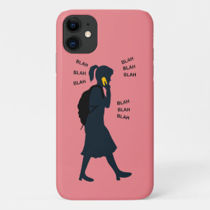 Case-Mate iPhone Case BLAH BLAH BLAH BLAH Girl Talon sur téléphone porta