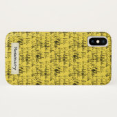 Coques Case-Mate iPhone Blah blah blah - mots dépourvus de sens conception (Dos (Horizontal))