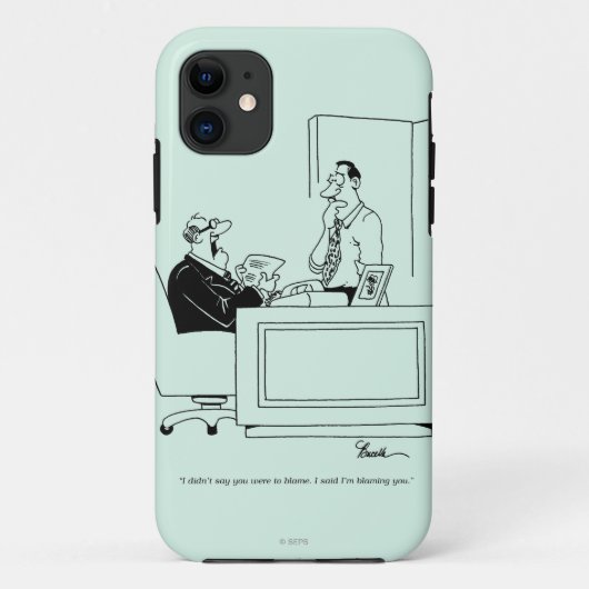 Coques Case-Mate iPhone Blâme de bureau (Dos)