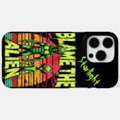 Coques Case-Mate iPhone Blâmer l'Alien dans le cadre cosmique (Verso (horizontal))