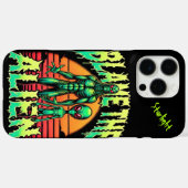 Coques Case-Mate iPhone Blâmer l'Alien dans Sunset Glow (Verso (horizontal))