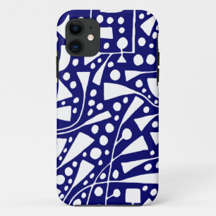 Etui iPhone Case-Mate Blanc 120112 sur la marine profonde
