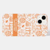 Coques Case-Mate iPhone blanc Architectural Blueprint Engineer Motif (Verso (horizontal))