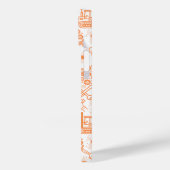 Coques Case-Mate iPhone blanc Architectural Blueprint Engineer Motif (Verso / Gauche)