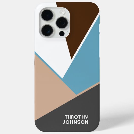 Coques Case-Mate iPhone Blanc Brown bleu gris beige (Verso)