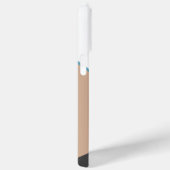 Coques Case-Mate iPhone Blanc Brown bleu gris beige (Verso / Droite)