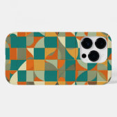 Coques Case-Mate iPhone blanc brun et bleu noir (Verso (horizontal))