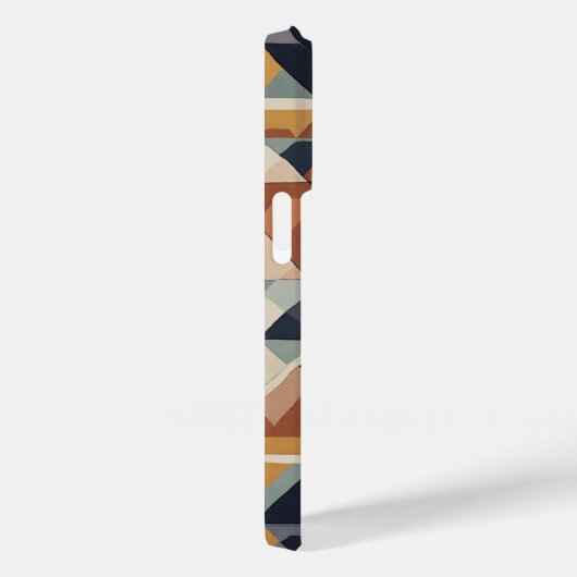 Coques Case-Mate iPhone blanc brun et bleu noir (Verso / Droite)