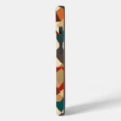 Coques Case-Mate iPhone blanc brun et bleu noir petites lignes (Verso / Gauche)