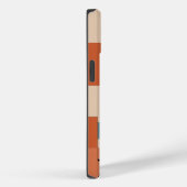 Coques Case-Mate iPhone blanc brun et bleu noir petites lignes (Verso / Droite)