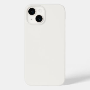 Coque Pour iPhone 14 blanc cassé, lait blanc, blanc chaud