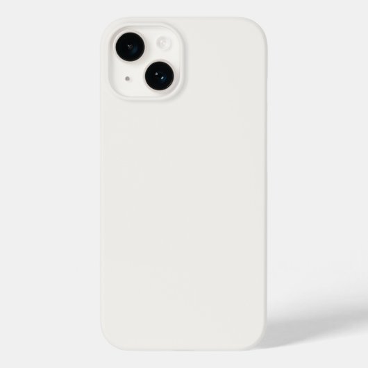 Coques Case-Mate iPhone blanc cassé, lait blanc, blanc chaud (Verso)