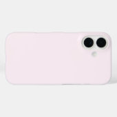 Coques Case-Mate iPhone Blanc cassé pastel légèrement rosé uni (Verso (horizontal))