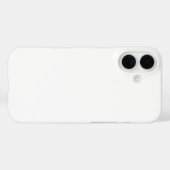 Coques Case-Mate iPhone Blanc Classique Simple Et Simple Couleur Solide (Verso (horizontal))
