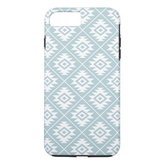 Coques Case-Mate iPhone Blanc de motif stylisé par symbole aztèque sur lt (Dos)