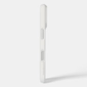 Coques Case-Mate iPhone Blanc et noir, Nom personnalisé, (Verso / Droite)