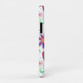 Coques Case-Mate iPhone Blanc Floral Amusants Motif Fille Inspirivée (Dos/Droite)