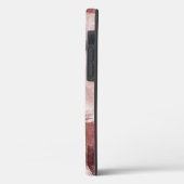 Coques Case-Mate iPhone Blanc Gris Bourgogne Rustique Moderne Abstrait Nr5 (Verso / Gauche)