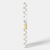 Coques Case-Mate iPhone Blanc & Or Marocain | Nom do-it-yourself (Verso / Gauche)