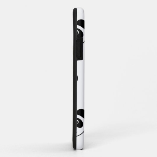 Coques Case-Mate iPhone blanc panda (Dos/Droite)