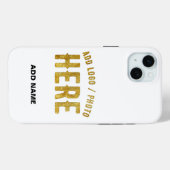 COQUES Case-Mate iPhone BLANC PERSONNALISABLE MODERNE DE MARQUE VÉRIFIÉ ST (Verso (horizontal))