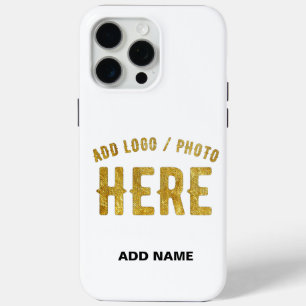 COQUE iPhone 15 PRO MAX BLANC PERSONNALISABLE MODERNE DE MARQUE VÉRIFIÉ ST