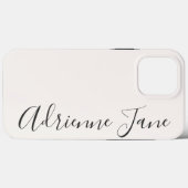 Coques Case-Mate iPhone Blanc personnalisé (Verso (horizontal))