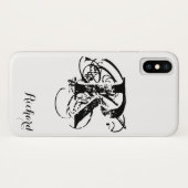 Coques Case-Mate iPhone Blanc personnalisé  (Dos (Horizontal))