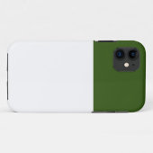 Coques Case-Mate iPhone Blanc Professionnel Moderne Bloc de Couleur Vert F (Dos (Horizontal))