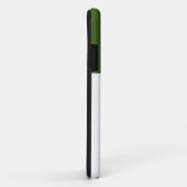 Coques Case-Mate iPhone Blanc Professionnel Moderne Bloc de Couleur Vert F (Dos/Droite)