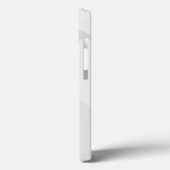 Coques Case-Mate iPhone Blanc, simple, moderne, urbain, cool, motif tendan (Verso / Gauche)