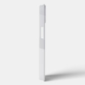 Coques Case-Mate iPhone Blanc, simple, moderne, urbain, cool, motif tendan (Verso / Droite)