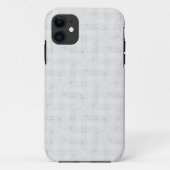 Coques Case-Mate iPhone Blanc solide texturé. (Dos)