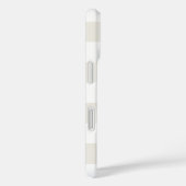 Coques Case-Mate iPhone Blanc sur bande blanche Personnalisé (Verso / Droite)