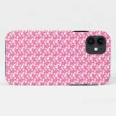 Coques Case-Mate iPhone Blanc sur floral rose (Dos (Horizontal))