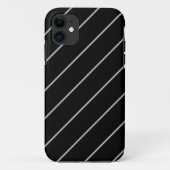 Coques Case-Mate iPhone Blanc sur noir (Dos)