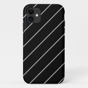 Etui iPhone Case-Mate Blanc sur noir